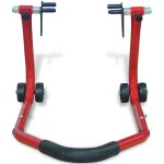 Vidaxl support avant pour moto rouge