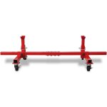 Vidaxl support d'essieu mobile rouge Vidaxl support d'essieu mobile rouge