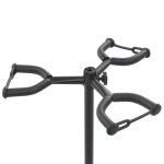 Vidaxl support de guitare noir acier