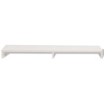 Vidaxl support de moniteur agglomr 118 x 23, 5 x 9 cm blanc