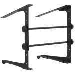 Vidaxl support d'ordinateur portable noir 30, 5x28x(24, 5 - 37, 5) cm acier Vidaxl support d'ordinateur portable noir 30, 5x28x(24, 5 - 37, 5) cm acier