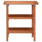 Vidaxl support pour plantes 76x37x89 cm bois de sapin