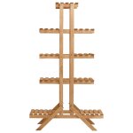 Vidaxl support pour plantes 83x25x142 cm bois de sapin