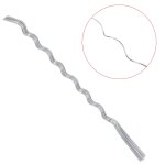 Vidaxl supports de plantes en spirale 20 pcs acier galvanis� 170 cm