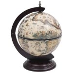 Vidaxl support de vin globe de dessus de table bois d'eucalyptus blanc Vidaxl support de vin globe de dessus de table bois d'eucalyptus blanc