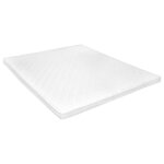 Vidaxl sur - matelas 140 x 200 cm mousse froide profil d'?uf 6 cm