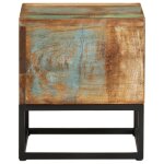 Vidaxl table d'appoint 30x30x33 cm bois de récupération massif Vidaxl table d'appoint 30x30x33 cm bois de récupération massif