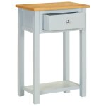 Vidaxl table d'appoint 50x32x75 cm bois de chêne massif Vidaxl table d'appoint 50x32x75 cm bois de chêne massif