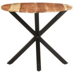 Vidaxl table d'appoint 68x68x56 cm bois d'acacia massif