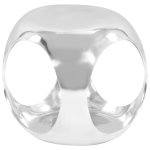 Vidaxl table d'appoint aluminium moul 35x35x35 cm argent