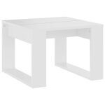 Vidaxl table d'appoint blanc 50x50x35 cm aggloméré Vidaxl table d'appoint blanc 50x50x35 cm aggloméré