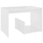 Vidaxl table d'appoint blanc 59x36x38 cm aggloméré Vidaxl table d'appoint blanc 59x36x38 cm aggloméré