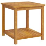 Vidaxl table d'appoint bois d'acacia massif 45 x 45 x 45 cm