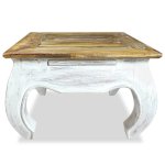 Vidaxl table d'appoint bois de rcupration massif 50 x 50 x 35 cm