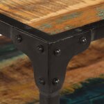 Vidaxl table d'appoint bois recycl massif 45 x 45 x 40 cm