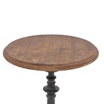Vidaxl table d'appoint bois de sapin massif 40 x 64 cm marron