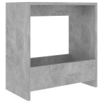 Vidaxl table d'appoint gris b�ton 50x26x50 cm agglom�r�