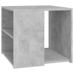 Vidaxl table d'appoint gris bton 50x50x45 cm agglomr