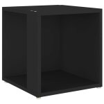 Vidaxl table d'appoint noir 33x33x34, 5 cm agglom�r�