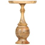 Vidaxl table d'appoint ronde 43x43x66 cm bois de manguier massif Vidaxl table d'appoint ronde 43x43x66 cm bois de manguier massif