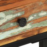 Vidaxl table d'appoint en u 45x30x61 cm bois de rcupration massif
