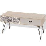 Vidaxl table auxiliaire tv 100 x 40 x 35 cm marron Vidaxl table auxiliaire tv 100 x 40 x 35 cm marron