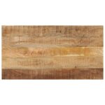 Vidaxl table de bar 112x60x108 cm bois de manguier brut