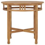 Vidaxl table de bar Ø 80 cm bois de teck solide Vidaxl table de bar Ø 80 cm bois de teck solide