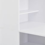 Vidaxl table de bar avec armoire blanc 115 x 59 x 200 cm
