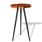 Vidaxl table de bar bois d'acacia massif (55 - 60) x 110 cm Vidaxl table de bar bois d'acacia massif (55 - 60) x 110 cm