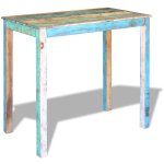 Vidaxl table de bar bois massif de rcupration 115x60x107 cm