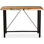 Vidaxl table de bar bois massif de récupération 150 x 70 x 107 cm Vidaxl table de bar bois massif de récupération 150 x 70 x 107 cm