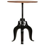 Vidaxl table de bar bois de récupération massif 75 x (76 - 110) cm Vidaxl table de bar bois de récupération massif 75 x (76 - 110) cm