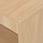 Vidaxl table de bar avec étagère chêne 110x50x103 cm Vidaxl table de bar avec étagère chêne 110x50x103 cm