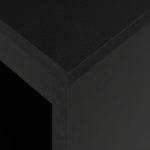 Vidaxl table de bar avec étagère noir 110x50x103 cm Vidaxl table de bar avec étagère noir 110x50x103 cm