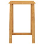 Vidaxl table de bar de jardin 70x70x104 cm bois d'acacia massif
