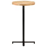 Vidaxl table de bar ronde Ø60x110 cm bois de manguier brut Vidaxl table de bar ronde Ø60x110 cm bois de manguier brut
