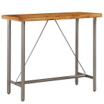 Vidaxl table de bar teck recyclé massif 120 x 58 x 106 cm Vidaxl table de bar teck recyclé massif 120 x 58 x 106 cm