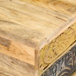 Vidaxl table basse 100 x 50 x 35 cm bois de manguier massif Vidaxl table basse 100 x 50 x 35 cm bois de manguier massif