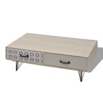Vidaxl table basse 100 x 60 x 35 cm beige
