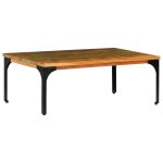 Vidaxl table basse 100 x 60 x 35 cm bois de rcupration solide