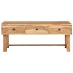 Vidaxl table basse 100x50x40 cm bois d'acacia massif Vidaxl table basse 100x50x40 cm bois d'acacia massif