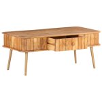 Vidaxl table basse 100x50x40 cm bois d'acacia massif