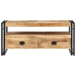 Vidaxl table basse 100x55x45 cm bois de manguier brut Vidaxl table basse 100x55x45 cm bois de manguier brut