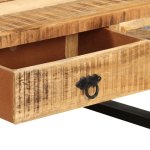 Vidaxl table basse 110 x 50 x 38 cm bois de manguier massif Vidaxl table basse 110 x 50 x 38 cm bois de manguier massif