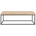 Vidaxl table basse 110 x 60 x 37 cm bois massif