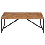 Vidaxl table basse 110x110x36 cm bois d'acacia solide Vidaxl table basse 110x110x36 cm bois d'acacia solide