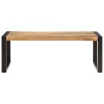Vidaxl table basse 110x60x40 cm bois solide Vidaxl table basse 110x60x40 cm bois solide