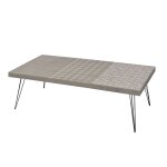 Vidaxl table basse 120 x 60 x 38 cm gris Vidaxl table basse 120 x 60 x 38 cm gris