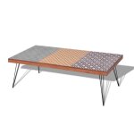 Vidaxl table basse 120 x 60 x 38 cm marron Vidaxl table basse 120 x 60 x 38 cm marron